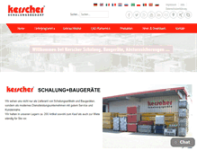 Tablet Screenshot of kerscher.com